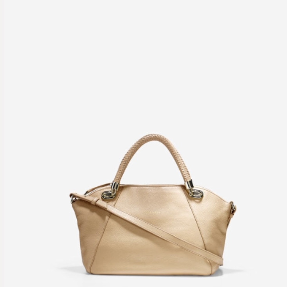 COLE HAAN BENSON SANDSTONE SATCHEL